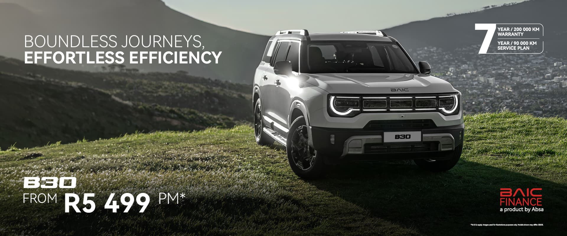 BAIC B30 Monthly Offer
