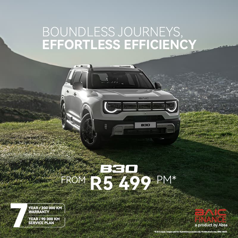 BAIC B30 Monthly Offer