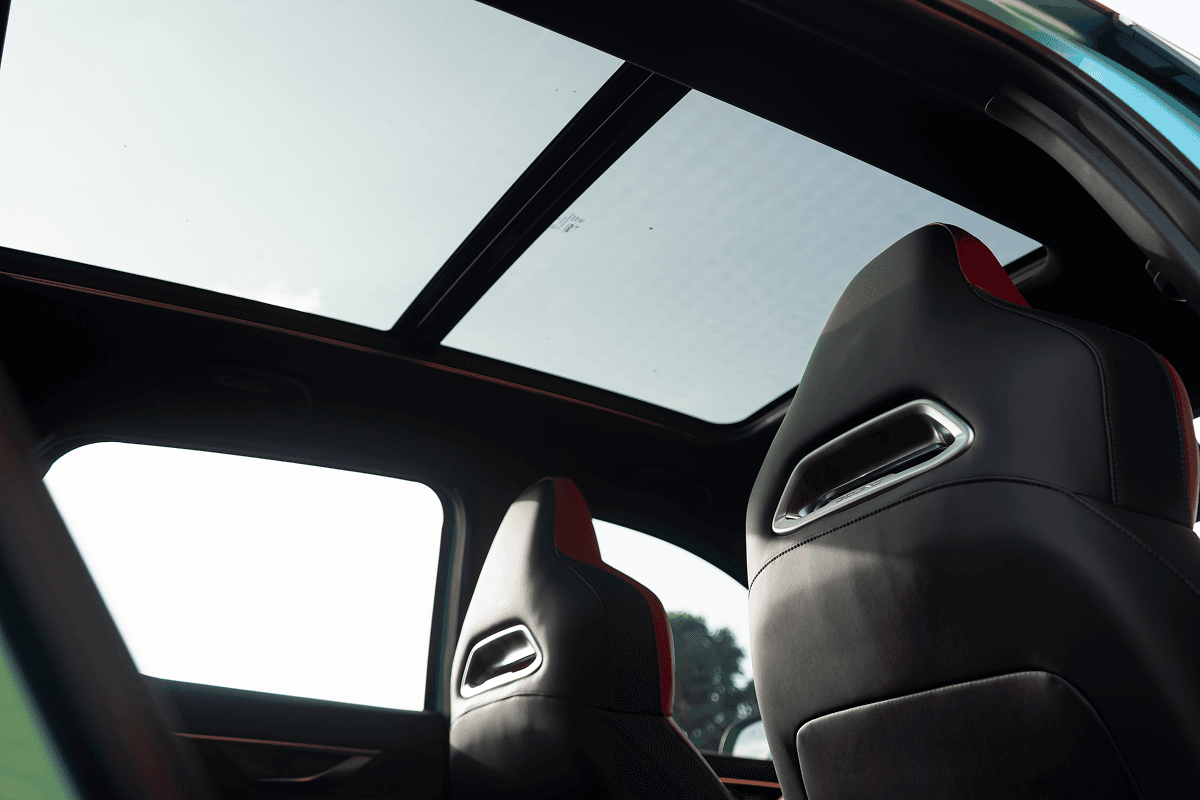 BAIC X55 panoramic sunroof and premium seats