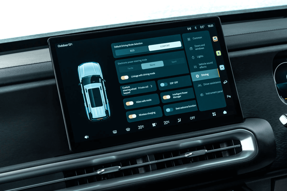 Driving Modes & Convenience Features